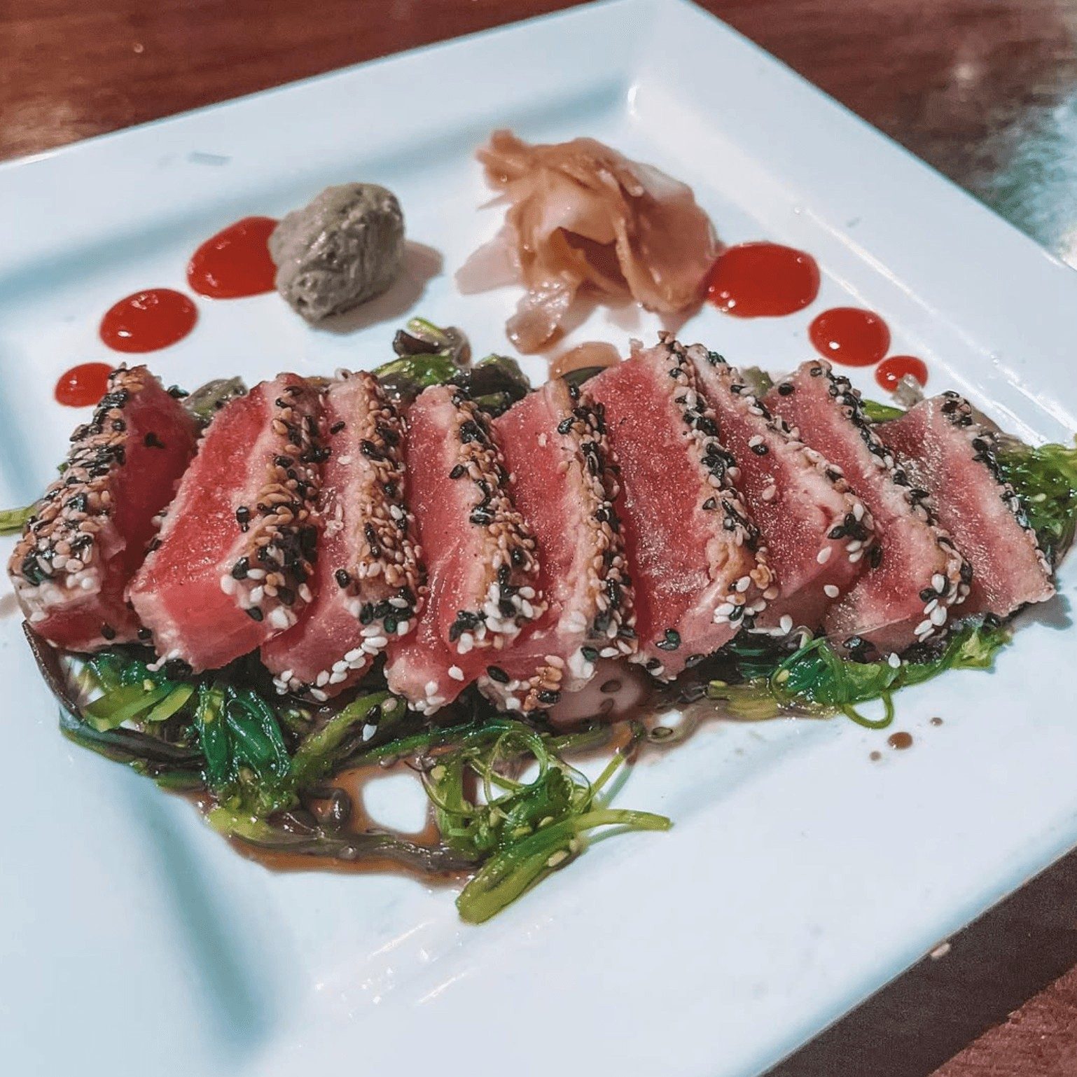 Seared Ahi Tuna.
