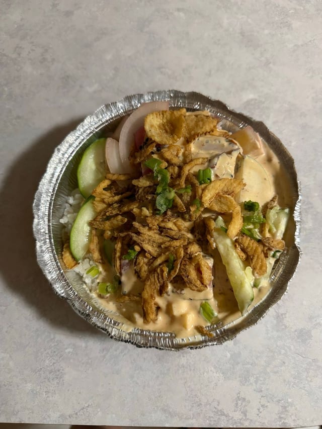 Tuna Rice Bowl.